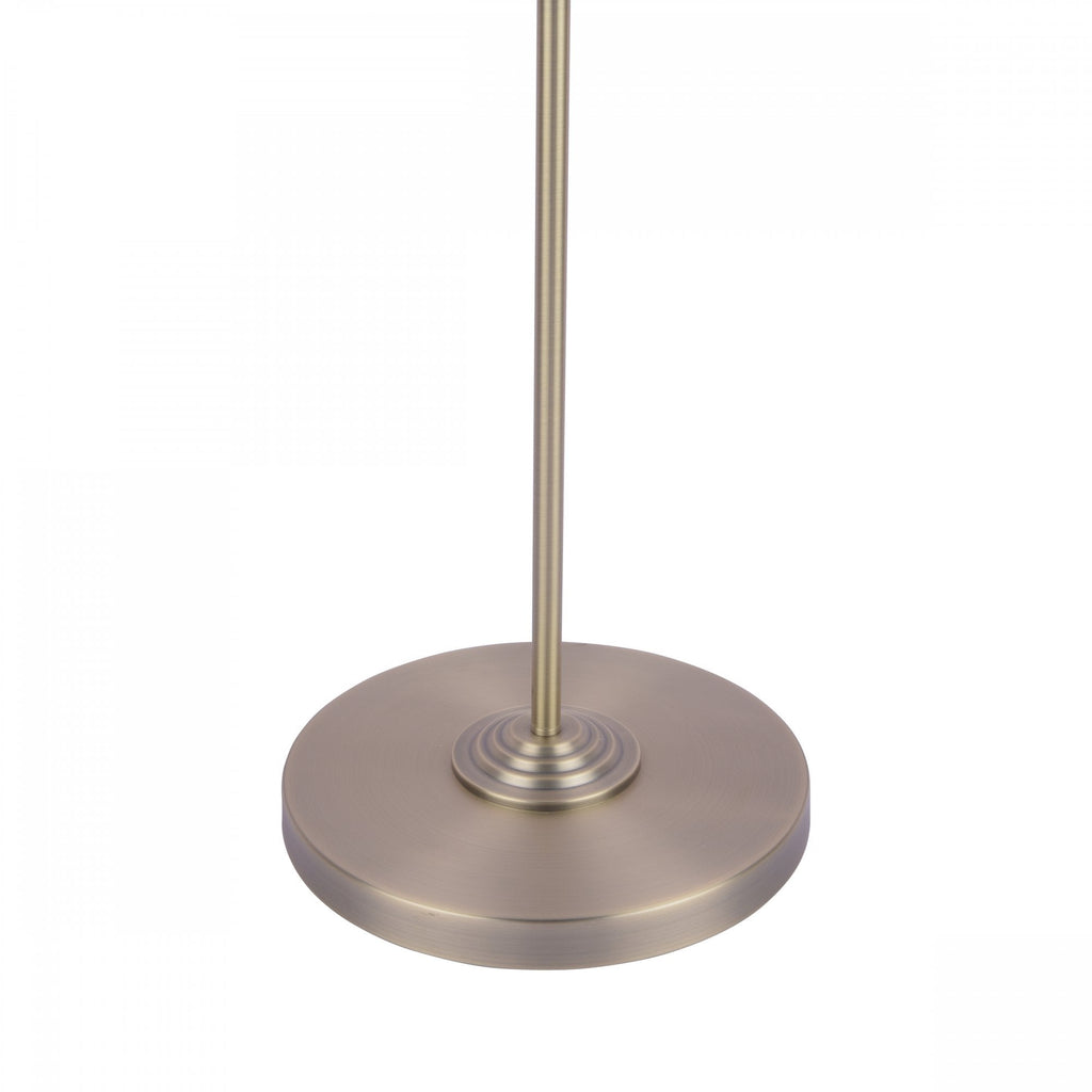 Sorrento 3 Light Floor Lamp In Antique Brass Finish With Blue Shade LA3756235-Q
