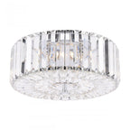 Fernhurst 3 Light Crystal Glass Flush Ceiling Light In Polished Chrome LA3756211-Q