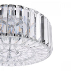 Fernhurst 3 Light Crystal Glass Flush Ceiling Light In Polished Chrome LA3756211-Q