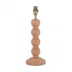 Maria Wooden Table Lamp Base With Antique Brass Detail LA3756212-Q