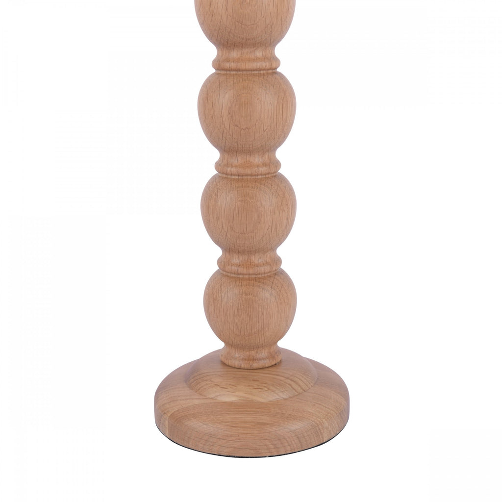 Maria Wooden Table Lamp Base With Antique Brass Detail LA3756212-Q