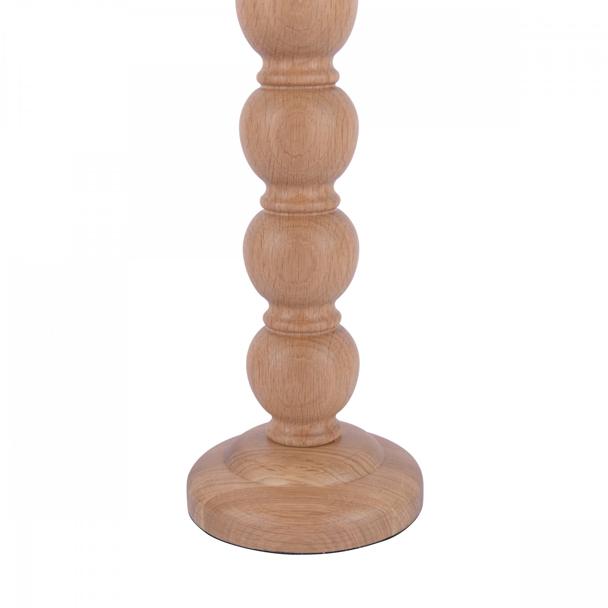 Maria Wooden Table Lamp Base With Antique Brass Detail LA3756212-Q