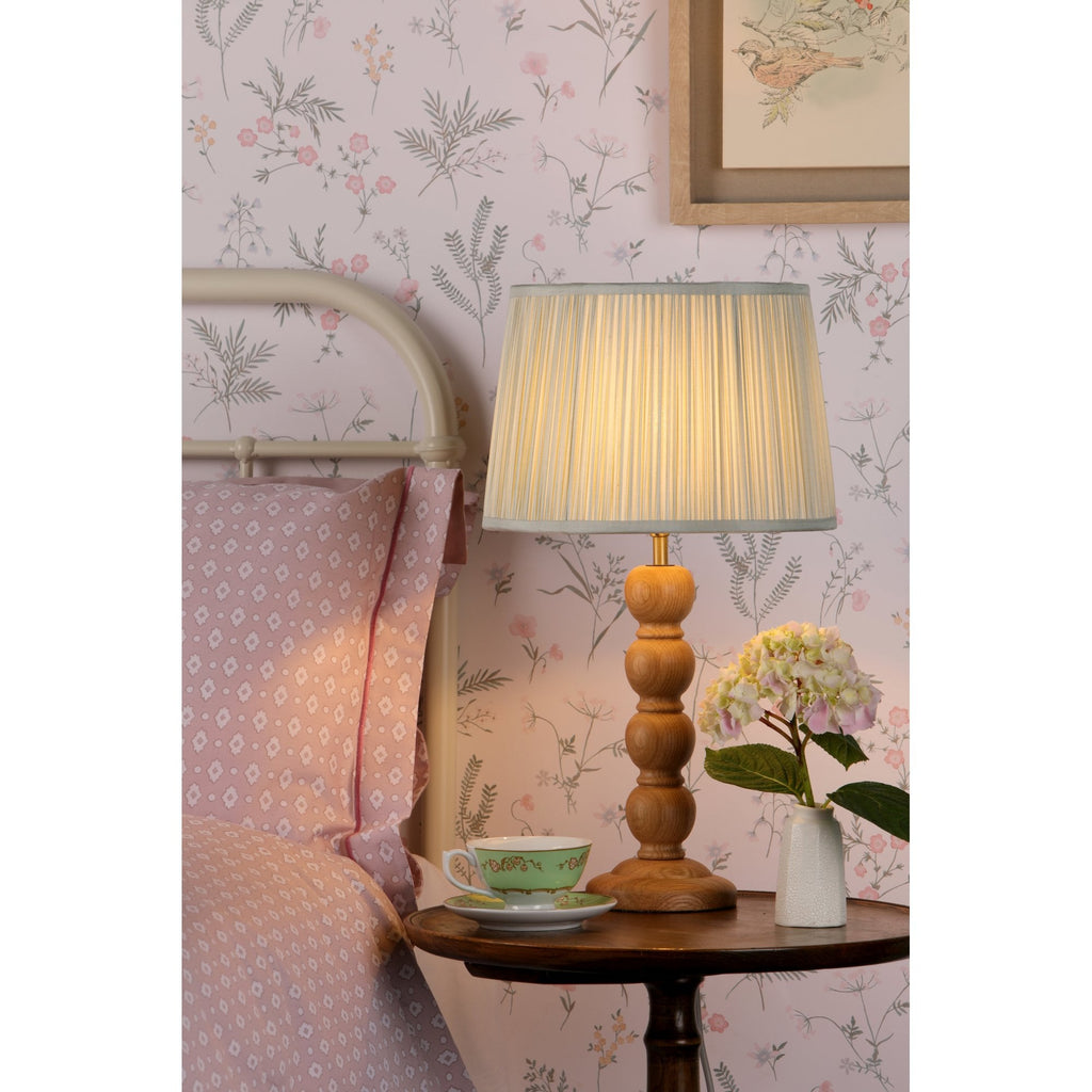 Maria Wooden Table Lamp Base With Antique Brass Detail LA3756212-Q