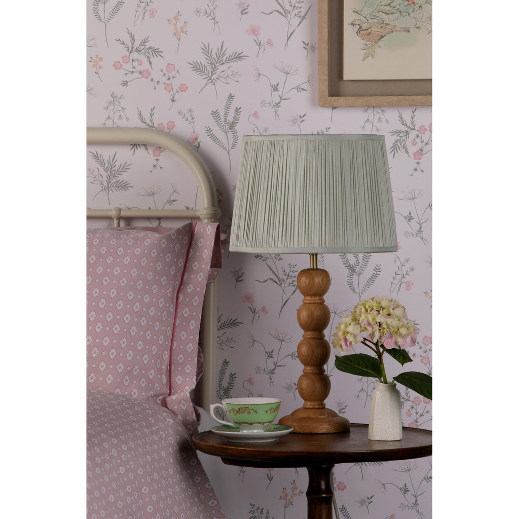 Maria Wooden Table Lamp Base With Antique Brass Detail LA3756212-Q