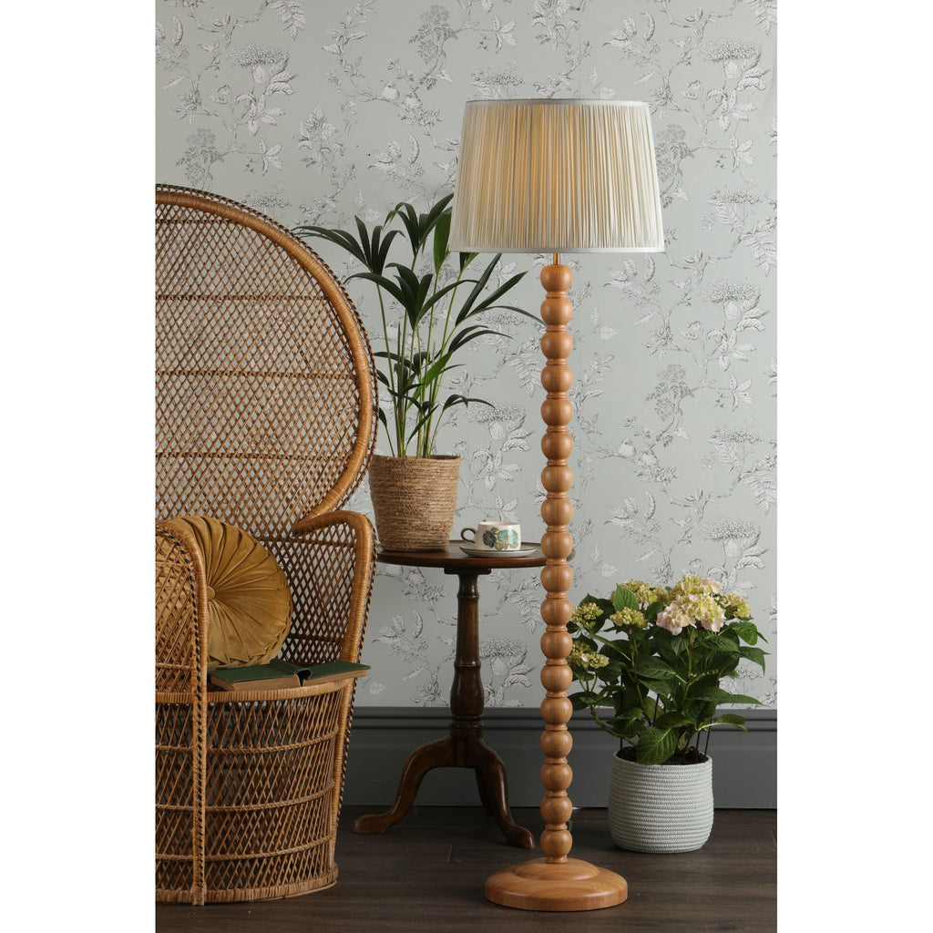 Maria Wooden Floor Lamp Base In Antique Brass Finish LA3756213-Q