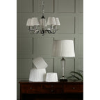 Hemsley Pleated Empire Drum Silk Shade In Cream 35cm/14 Inch LA3756306-Q