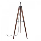 Burdale Tripod Floor Lamp Base Only In Dark Wood Finish LA3756218-Q