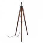 Burdale Tripod Floor Lamp Base Only In Dark Wood Finish LA3756218-Q