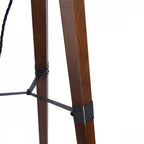 Burdale Tripod Floor Lamp Base Only In Dark Wood Finish LA3756218-Q