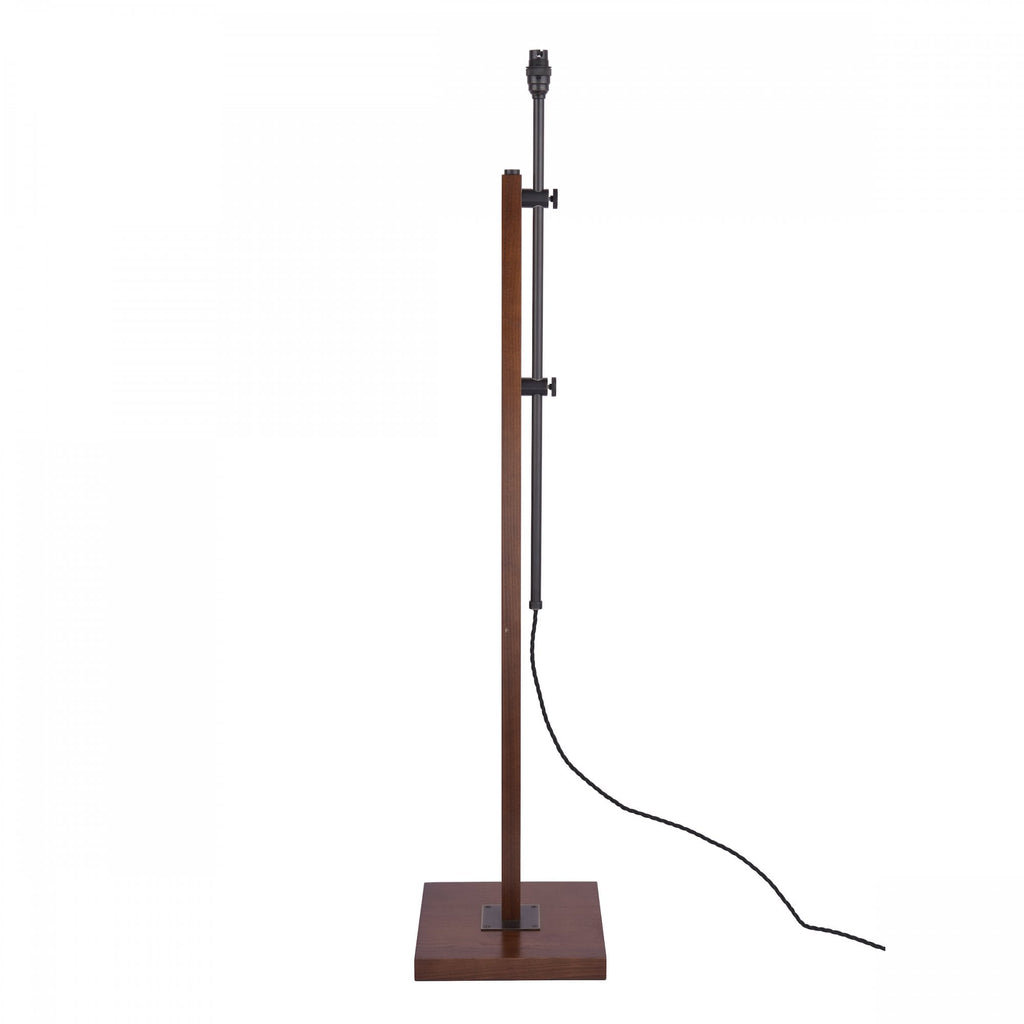 Burdale Adjustable Floor Lamp Base Only In Dark Wood Finish LA3756225-Q