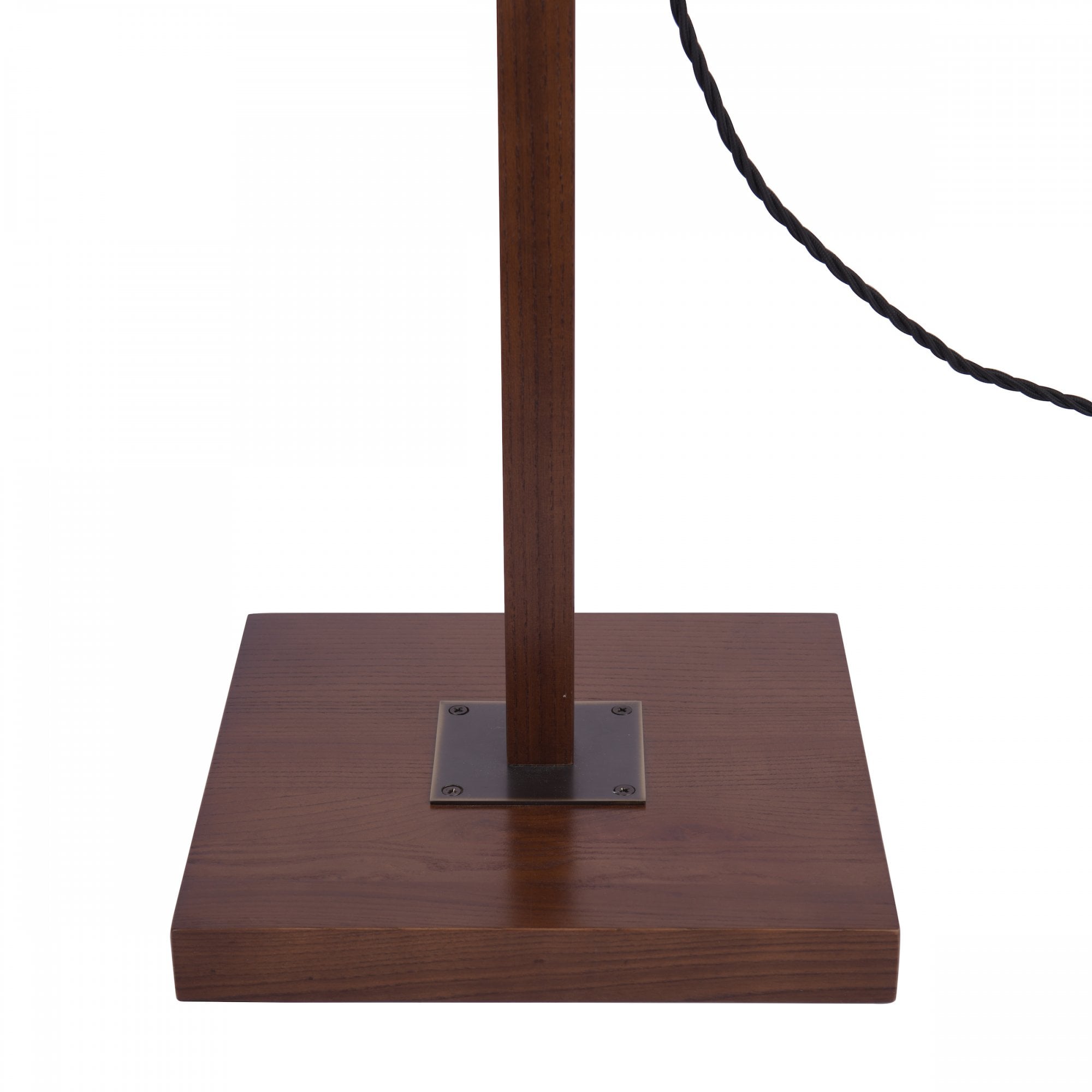 Burdale Adjustable Floor Lamp Base Only In Dark Wood Finish LA3756225-Q