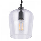 Ockley Bottle Shaped Ceiling Pendant Light In Matt Black Finish LA3756227-Q