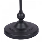 Ludchurch Floor Lamp In Industrial Black Finish With Linen Shade LA3756241-Q