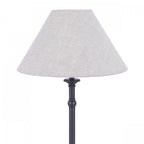 Ludchurch Table Lamp In Industrial Black Finish With Linen Shade LA3756242-Q