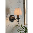 Ludchurch Single Wall Light In Industrial Black Finish LA3756243-Q