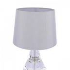 Humby Crystal Touch Table Lamp In Polished Nickel With Silk Shade LA3756244-Q