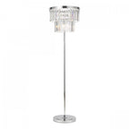 Angel 6 Light Crystal Floor Lamp In Polished Chrome Finish ANG4908