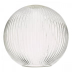 Easy Fit Round Clear Ribbed Glass Shade ACC870