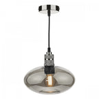 Aiden Contemporary Easy Fit Shade In Smoked Glass AID6510A