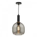 Aiden Contemporary Easy Fit Shade In Smoked Glass AID6510C