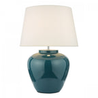 Ayla Contemporary Blue Ceramic Table Lamp Only AYL4223