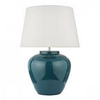 Ayla Contemporary Blue Ceramic Table Lamp Only AYL4223