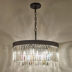 Dar Celeus 6 Light Crystal Ceiling Chandelier In Anthracite Finish CEL0622