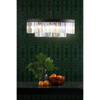 Celeus 8 Light Crystal Ceiling Chandelier In Anthracite Finish CEL0822