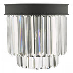Celeus 2 Light Crystal Wall Light In Anthracite Finish CEL0922