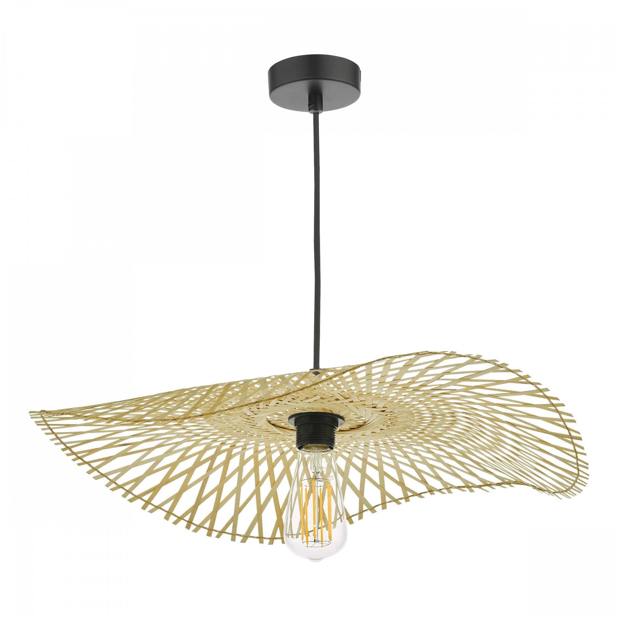 Deja Easy Fit Natural Rattan Ceiling Shade DEJ6529