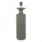 Dugan Modern Table Lamp Base Only In Black Volcanic Glaze DUG4222