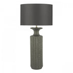 Dugan Modern Table Lamp Base Only In Black Volcanic Glaze DUG4222