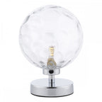 Esben Touch Table Lamp In Polished Chrome With Clear Dimpled Glass ESB4150-12