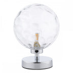 Esben Touch Table Lamp In Polished Chrome With Clear Dimpled Glass ESB4150-12
