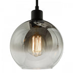 Lycia 3 Light Cluster Ceiling Pendant Light With Smoked Ombre Glass Shades LYC8822