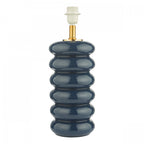 Niamh Modern Glass Table Lamp Base In Blue Finish NIA4223