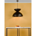Riya Modern Ceiling Pendant Light In Matt Black Finish RIY0122