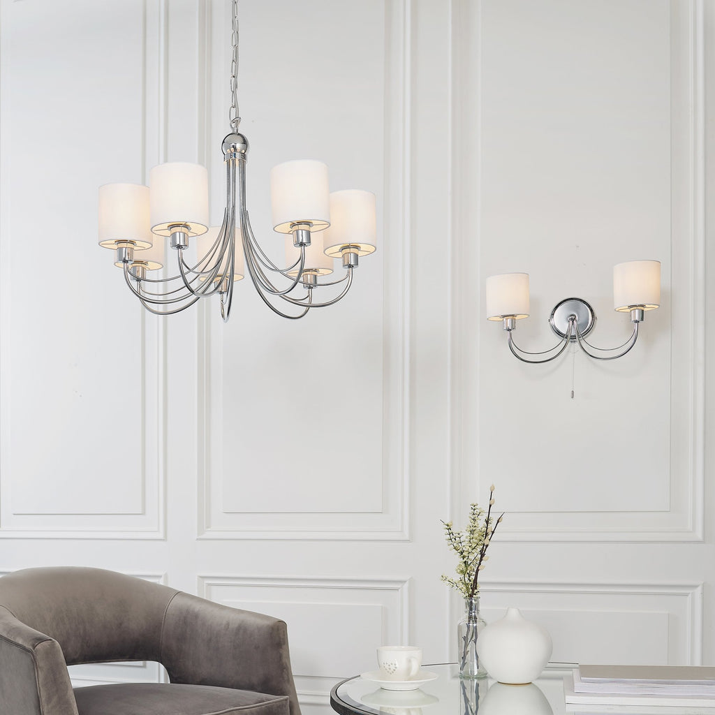 PHANTOM-7CH Modern 7 Light Multi Arm Pendant Ceiling Light