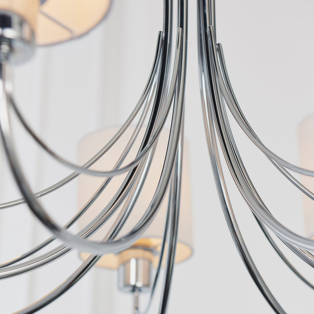 PHANTOM-7CH Modern 7 Light Multi Arm Pendant Ceiling Light