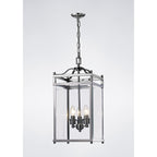 IL31102 Aston 3 Light Chrome Ceiling Lantern