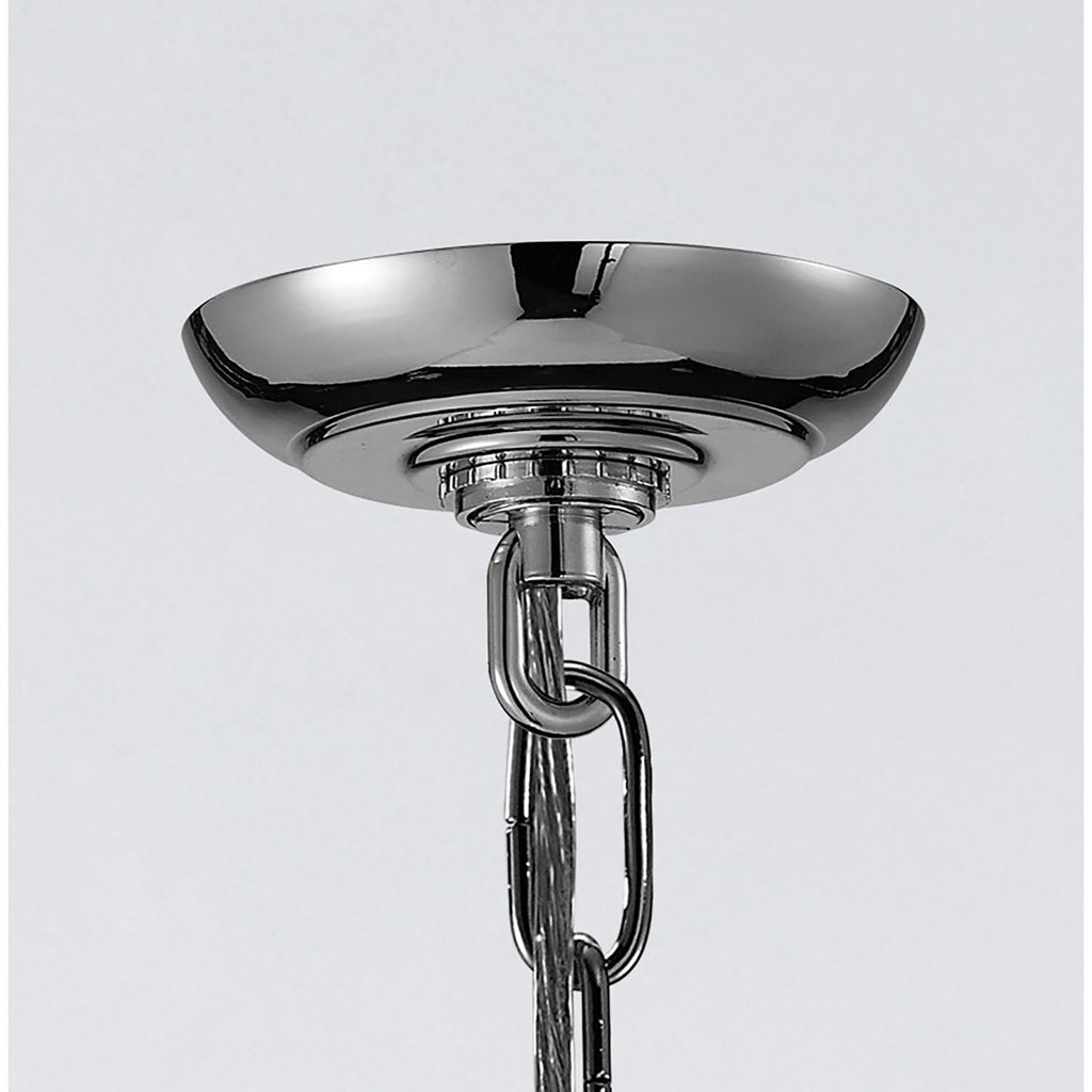 IL31102 Aston 3 Light Chrome Ceiling Lantern