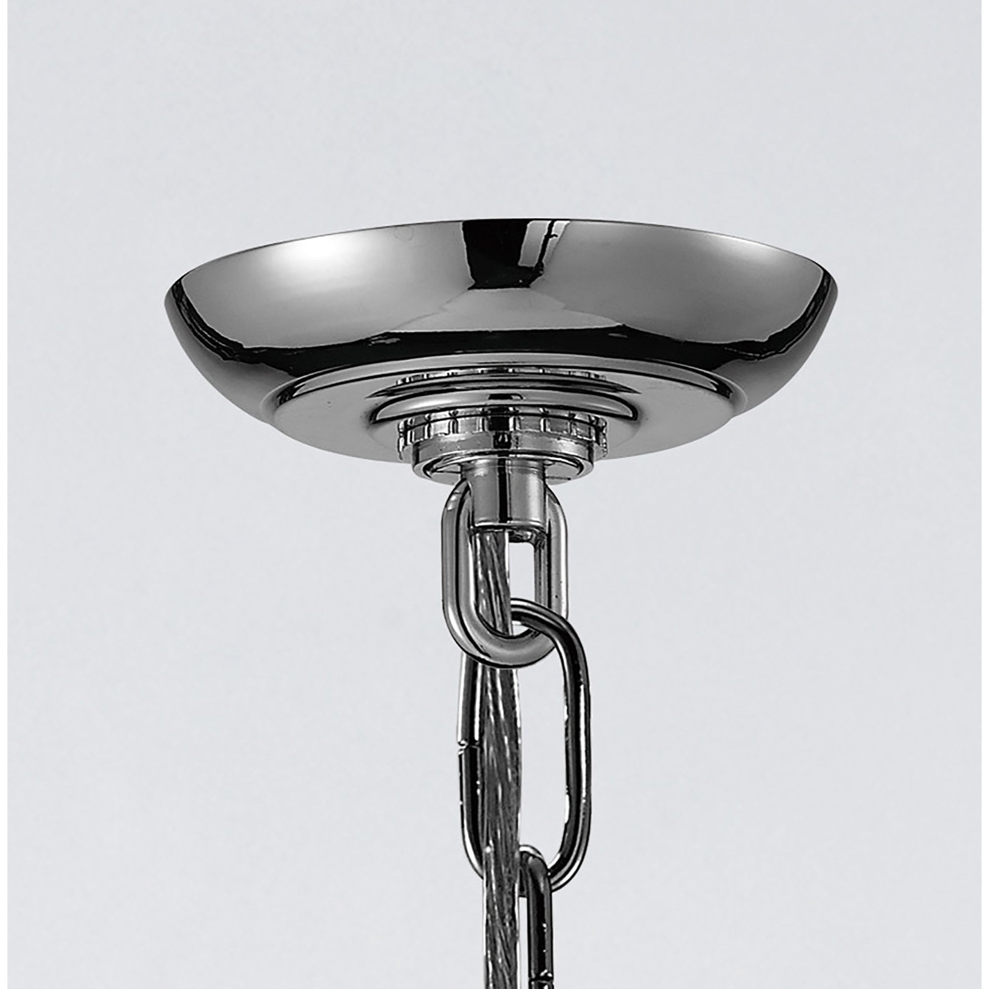 IL31102 Aston 3 Light Chrome Ceiling Lantern