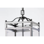 IL31102 Aston 3 Light Chrome Ceiling Lantern