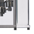 IL31102 Aston 3 Light Chrome Ceiling Lantern