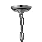 IL31102 Aston 3 Light Chrome Ceiling Lantern