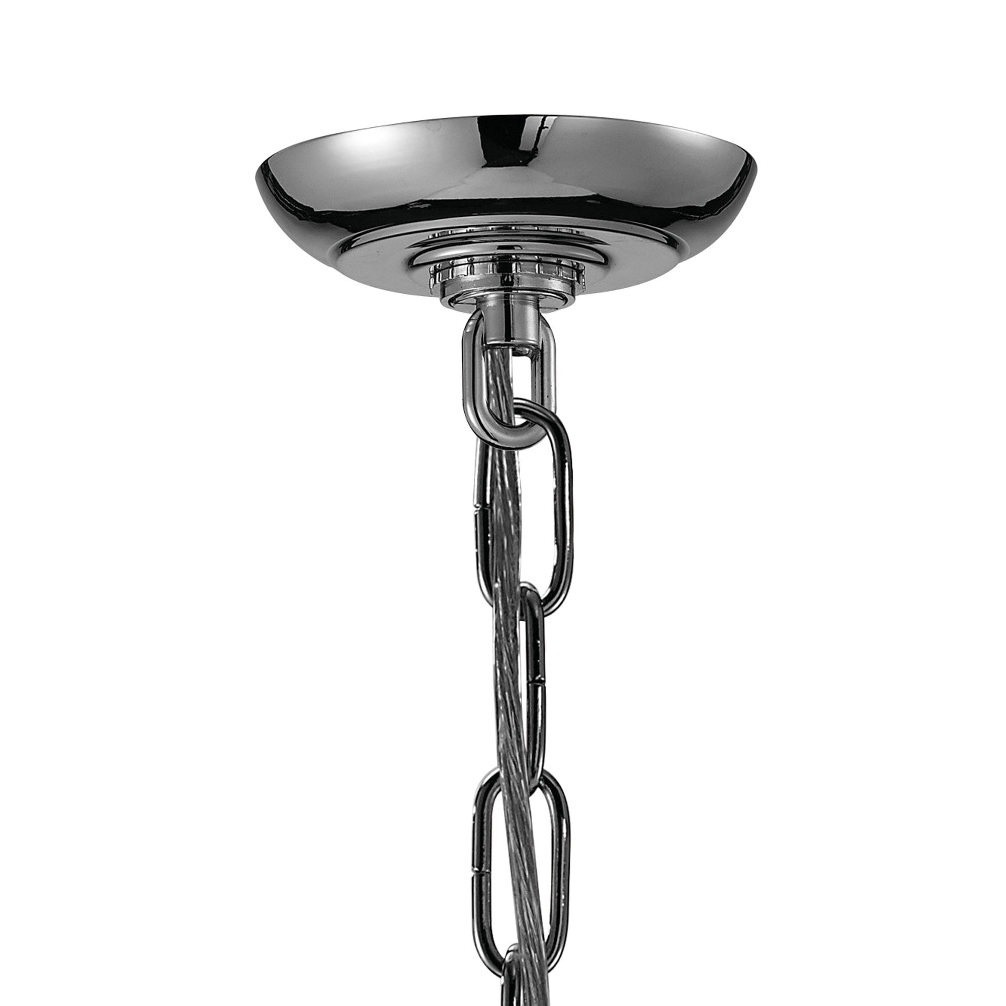 IL31102 Aston 3 Light Chrome Ceiling Lantern