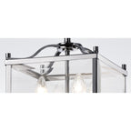 IL31101 Aston 4 Light Chrome Ceiling Lantern