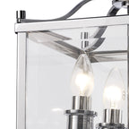 IL31101 Aston 4 Light Chrome Ceiling Lantern