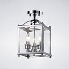 IL31100 Aston 3 Light Chrome Ceiling Lantern