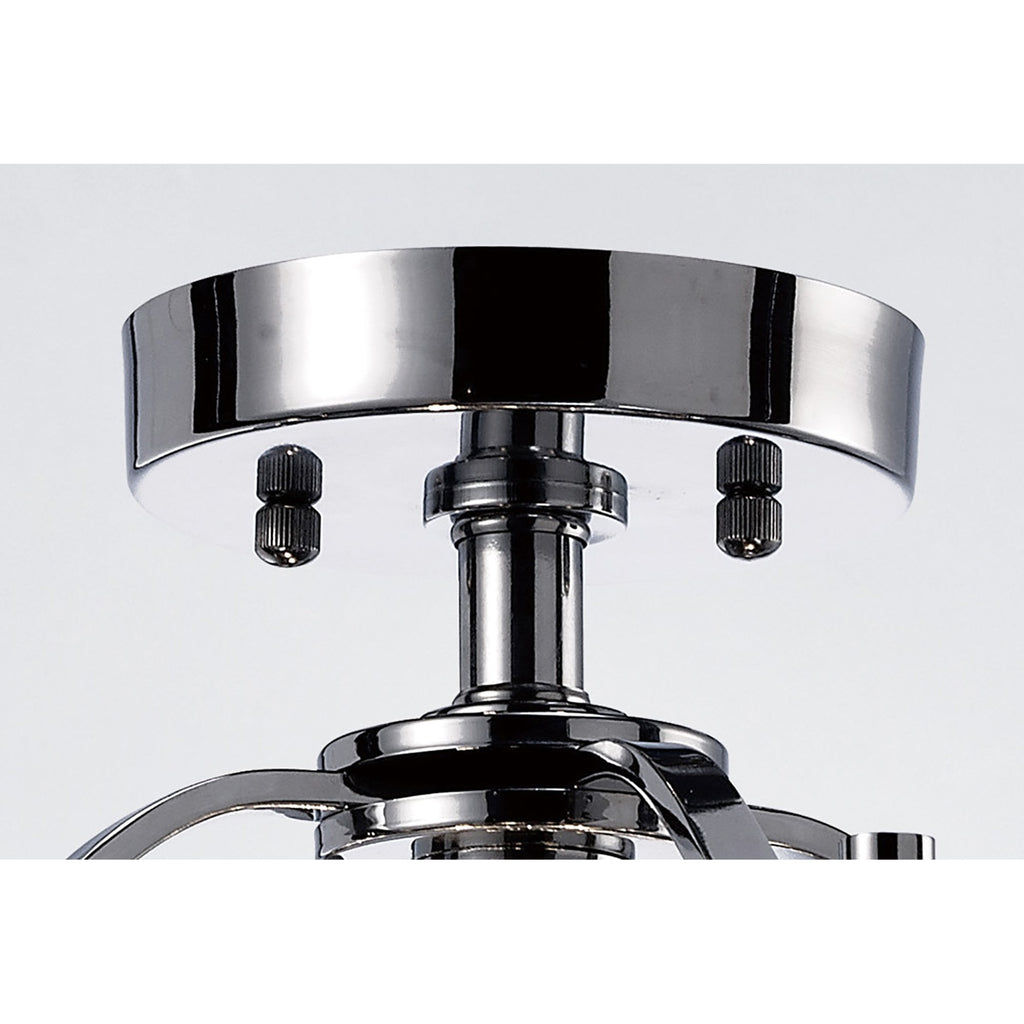 IL31100 Aston 3 Light Chrome Ceiling Lantern